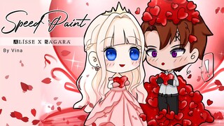 [SPEEDPAINT] My OC Alisse x Sagara Valentine Edition.