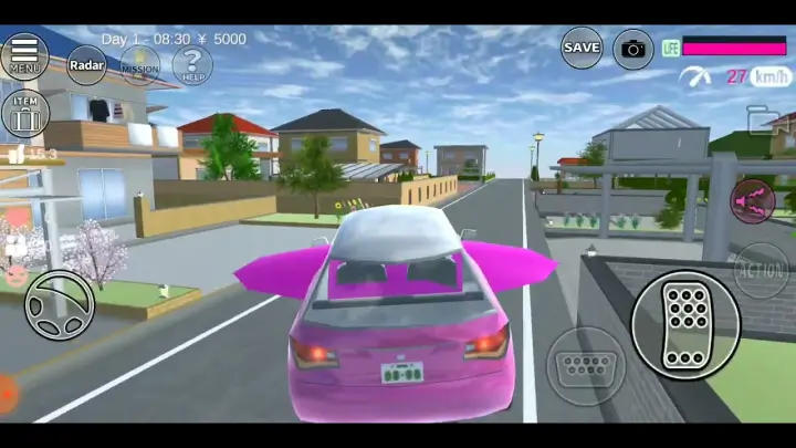 flying car tutorial in sakura school simulator 😱😀😍easy tutorial 😆