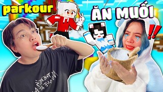 Kairon Và Simmy Bật Khóc Khi Parkour Té 1 Mạng Là ĂN MUỐI SIÊU MẶN Trong Minecraft 😱