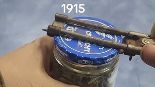 来看看不同年代的人，都是怎么开罐头的...有些工具看起来还真顺手！