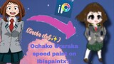 Speed paint Uraraka on ibispaintx?! [] HASILNYA JELEK?!😳😱