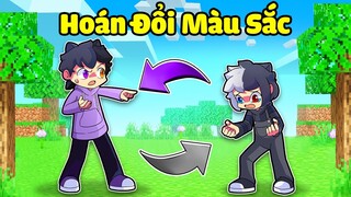 Nếu Noob Ruby Và Siro Bị HOÁN ĐỔI MÀU SẮC Của Nhau Trong Minecraft Thì Sẽ Như Thế Nào !?💜🖤