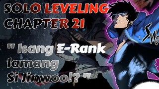 Isang E-Rank Lamang si Jinwoo? - Solo Leveling Full Chapter 21 Tagalog Recap