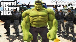 เมื่อเดอะฮัค ติด6ดาว โดนตำรวจไล่ล่าทั้งเมือง! |GTA V Mods