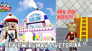 AKU MENJADI KECIL DI LIVETOPIA?! 😳 REVIEW RUMAH SALJUU !! ☃️🌨 | ROBLOX INDONESIA 🇮🇩 |