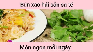 Bún xào hải sản sa tế