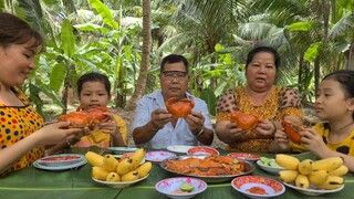 Thật Bắt Mắt với Mấy Con Cua Gạch Khối Hấp Kiểu Này Màu Đẹp Tự Nhiên | TKQ & Family T926