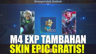 TAMBAHAN 5.000 M4 PASS EXP & AKSES GRATIS SKIN EPIC VENOM & SABER DI RANKED & CLASSIC | MLBB