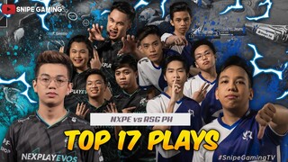 NXPE vs RSG PH Top 17 Plays Of The Game | MPL-PH S8 Playoffs Day 1