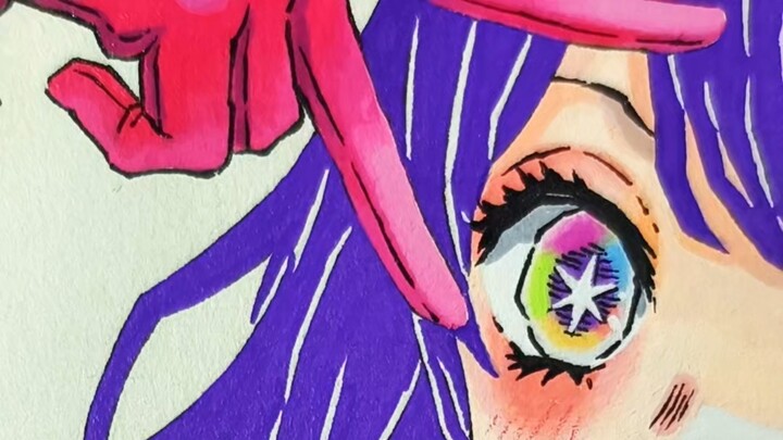 Art: Aino Hoshino, drawn in the style of Demon Slayer?