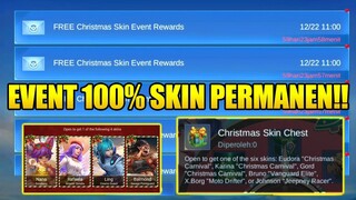 2 EVENT SKIN PERMANEN GRATIS! PLAYER GRATISAN WAJIB COBA! | MOBILE LEGENDS
