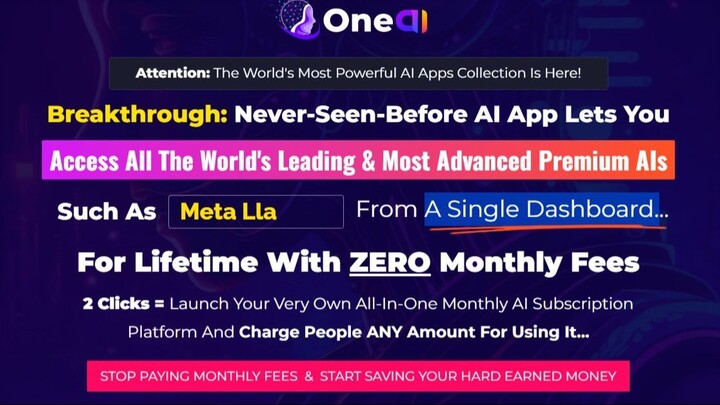 OneAi - Access All Premium AI's From A Single Dashboard | Review