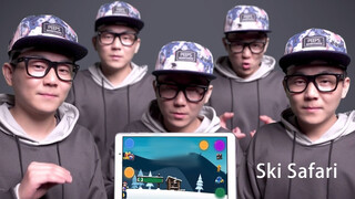 เพลงธีม "Ski Safari" เกม Parkour - เวอร์ชัน Accapella!