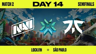 NaVi vs. FNC — VCT LOCK//IN — Semi Final Day 14 Map 2