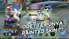 REVIEW PAINTED SKIN ODETTE BUTTERFLY! 💜🧚♀️|| MOBILE LEGENDS