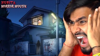 CAN I ESCAPE FROM NOBITA HORROR HOUSE || TECHNO GAMERZ HORROR GAME || TECHNO GAMERZ