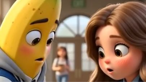 Banana Boy Meets Peach Girl for the First Time ❤️ _ Episode 1 #shorts