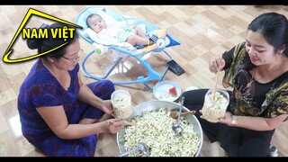 Làm củ kiệu Tết 2021 (không cần giấm - không phèn the) Món ngon ngày tết - Nam Việt 1284