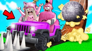 Obby ขับรถโคตรอันตราย | Roblox Car Obby