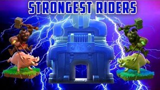 24 Hogs + 10 Miners + 1 Ice Golem + 4 Healers | Hogs Attack Strategy In TH12 at 3 Star Attack