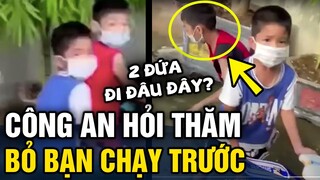 Hài hước 2 cậu bé đèo nhau 'ĐI CHƠI' mùa dịch, gặp công an 1 nhóc liền 'BỎ BẠN MÀ CHẠY' | Tin 3 Phút