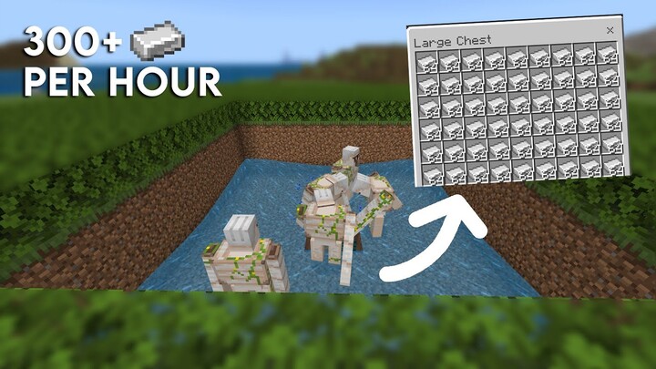 Easy Minecraft Iron Farm 1.19 Minecraft Bedrock