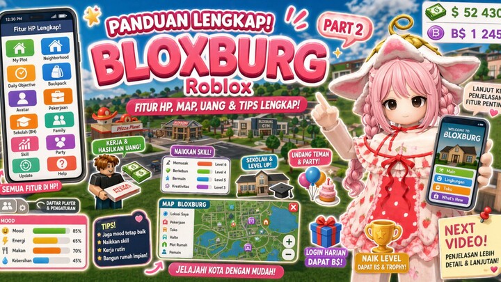 Part 2 Bloxburg - Game Santai Simulasi Kehidupan Mirip The Sims