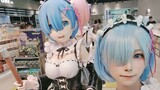 1:1 life-size Rem appears in Shanghai! Let's play TOP TOY!