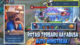 ROTASI TERBARU HAYABUSA ! Solo Rank Auto Winstreak ! Stenly Hayabusa Gameplay