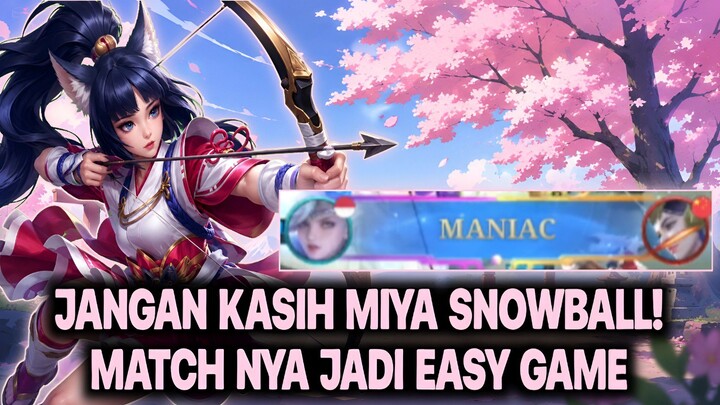 MIYA SNOWBALL KACAU BRO LAND OF DAWN🥶 - MLBB HIGHLIGHT