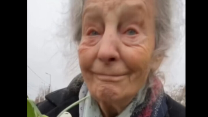 Sometimes we help elderly Russians on the street.