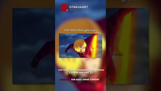 POV When Sanji gets angry #anime #shorts #animeedits #animememes