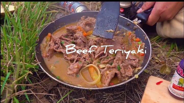 Beef Teriyaki in Nature | masak teriyaki di alam bebas Gn Bromo | wild cooking