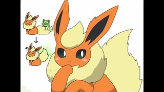 Flareon also wants to be touched on the tail