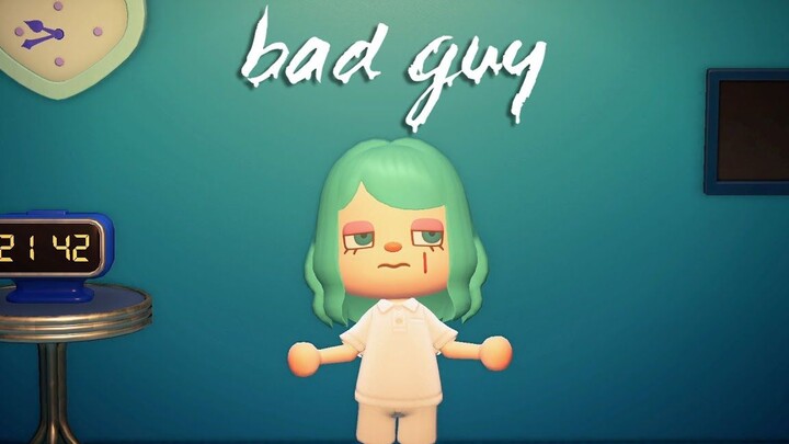 Ultra-Realistic MV! Playing Billie Eilish’s Cool and Edgy “Bad Guy” in Animal Crossing
