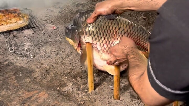 Grilled Fish Without Removing the Scales