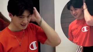 190517 Krist Dihukum reaksi menonton video di depan umum Imut sekali