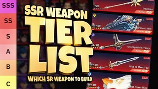 WHICH NEW SSR EXCLUSIVE WEAPON IS WORTH CRAFTING ?! SSR WEAPON TIER LIST - Solo Leveling Arise