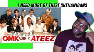 ‘OMKalen’: Kalen’s Kultural Mukbang with K-Pop Group ATEEZ | REACTION