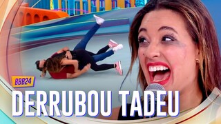 BEATRIZ DERRUBA TADEU SCHMIDT APÓS SER ELIMINADA! | BBB 24