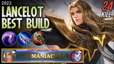 Not Counted Savage Lancelot MVP Best Build in 2022 ~ Deadly Lance | Build Top 1 Global Lancelot