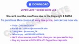 Lorell Lane - Social Sales Lab