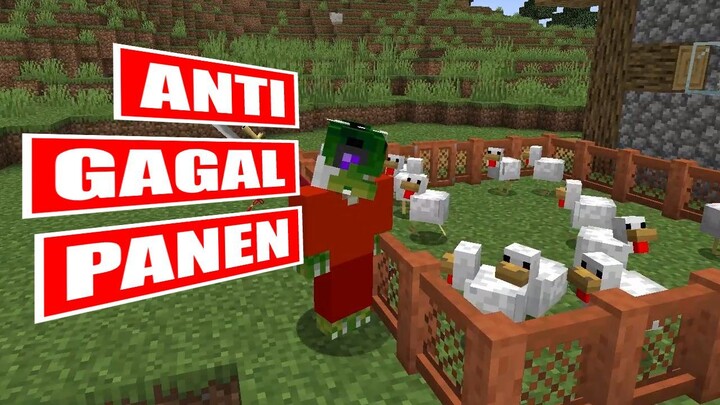 3 Hal Yang Wajib Diperhatiin Buat Beternak Ayam di Minecraft! [ Minecraft Indonesia Tips and Trick ]