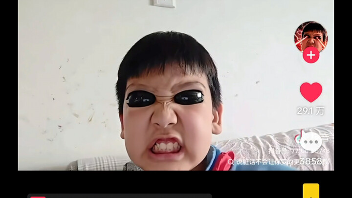 [tiktok] A young boy’s imitation of the Invincible Hero has gone viral overseas, with foreign netize