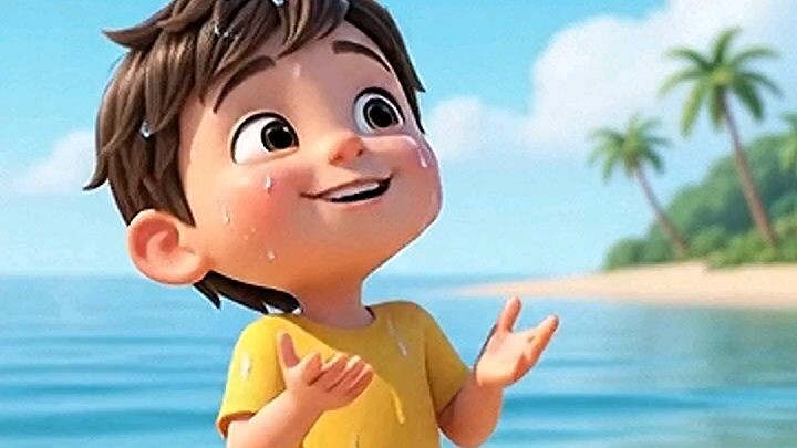 বাচ্চা আর বিশাল নীল তিমির মজার কাণ্ড | Funny Baby & Blue Whale Cartoon #BabyAndWhale #BlueWhale #Fun