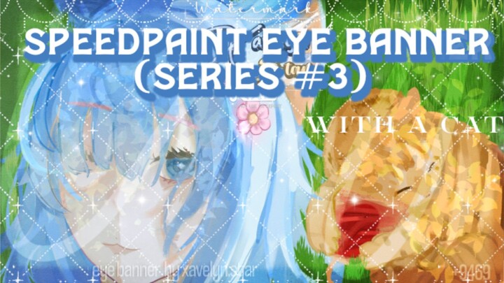 I make a eye banner (again) , but with a cat 🐱