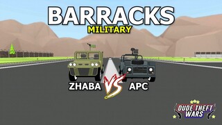 Dude Theft Wars | ZHABA VS APC (MILITARY BARRACKS) #2