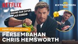 Chris Hemsworth Jagonya Bikin Suara Patah Tulang dari Sayur | Extraction 2