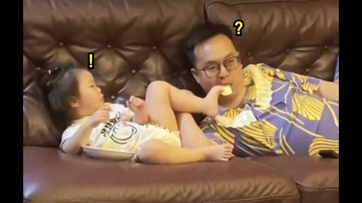 “Maybe this is why most people want to have a daughter!”