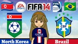 FIFA 14 | North Korea VS Brazil (FIFA World Cup 2010)